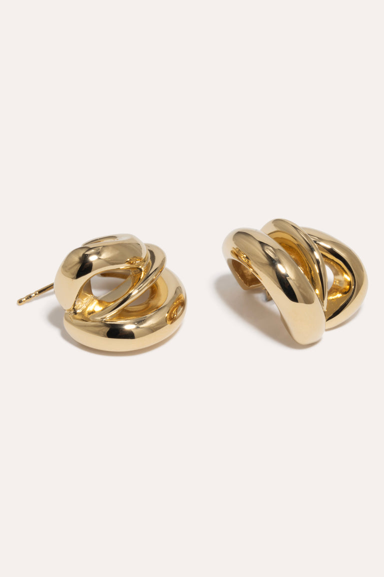 Dollop - Gold Vermeil Earrings