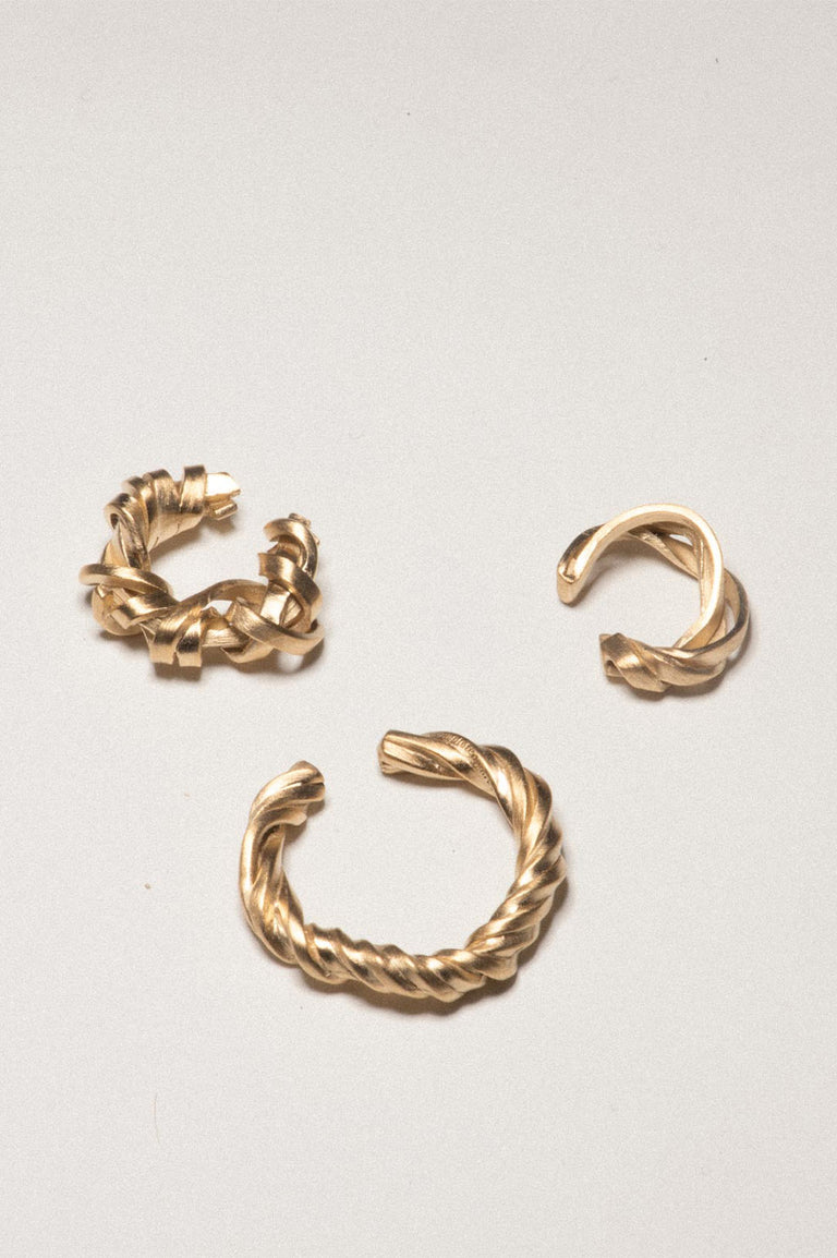 Deep State - Gold Vermeil Ear Cuff