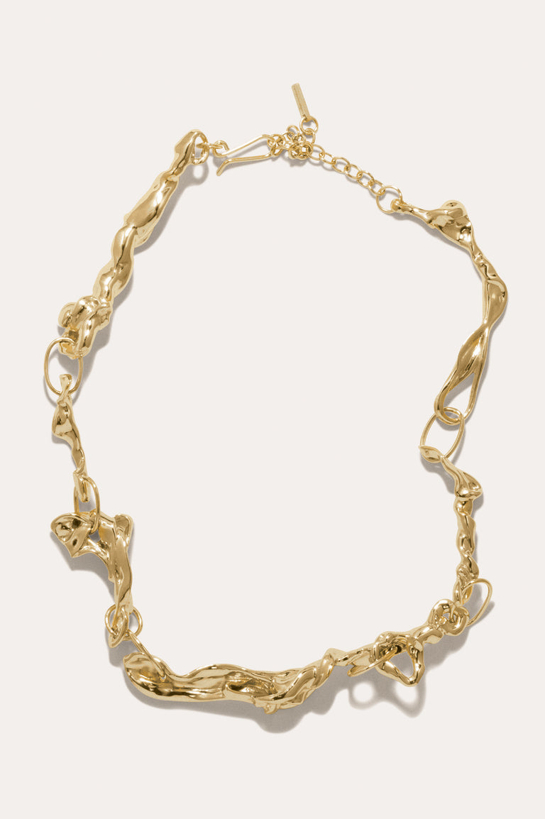 The Past Within The Present - Gold Plated Necklace | Completedworks