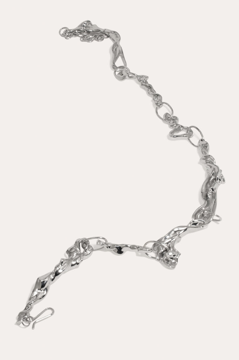 Treacle - Rhodium Plated Necklace