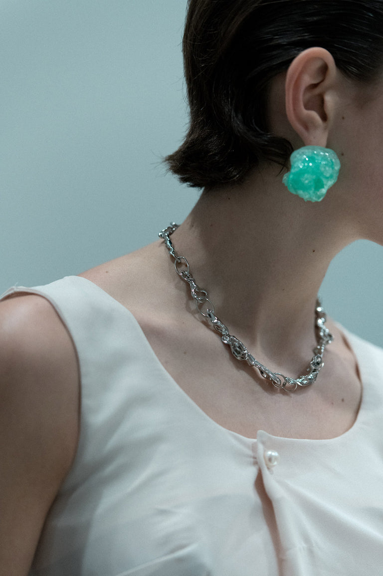 Treacle - Rhodium Plated Necklace