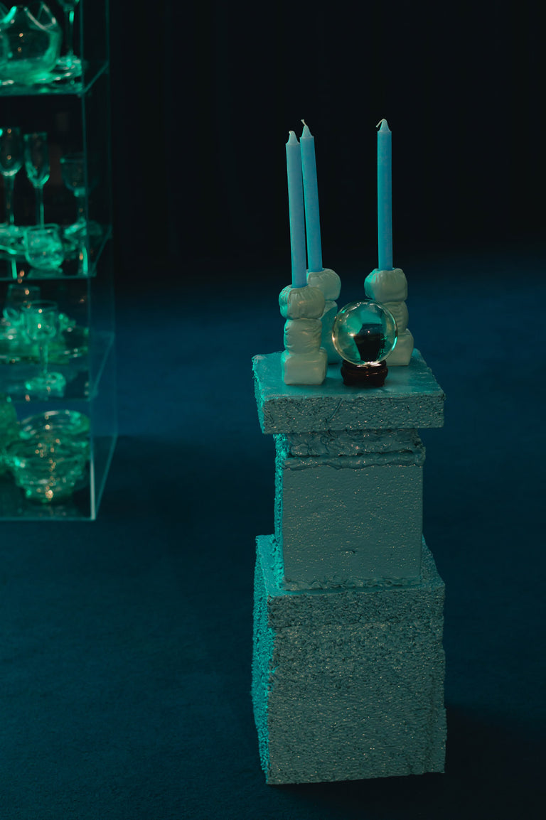 Blue Small Plinth