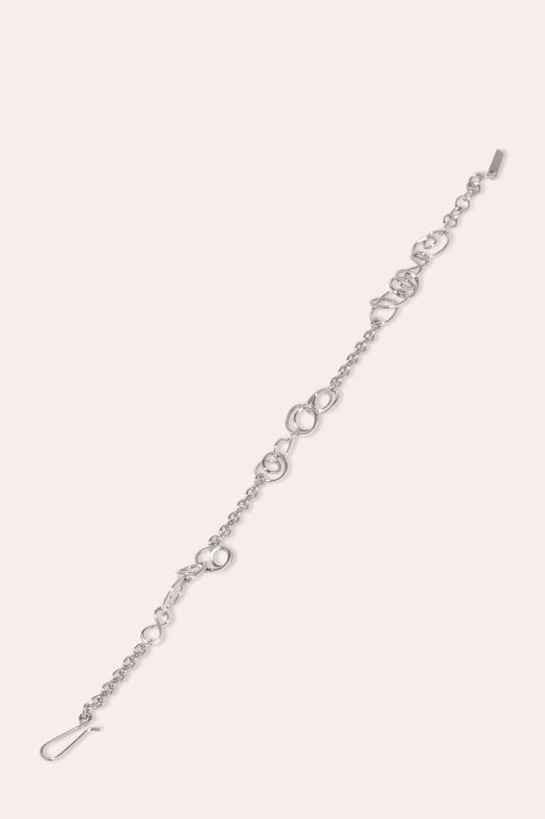 Thundercloud - Platinum Plated Sterling Silver Bracelet