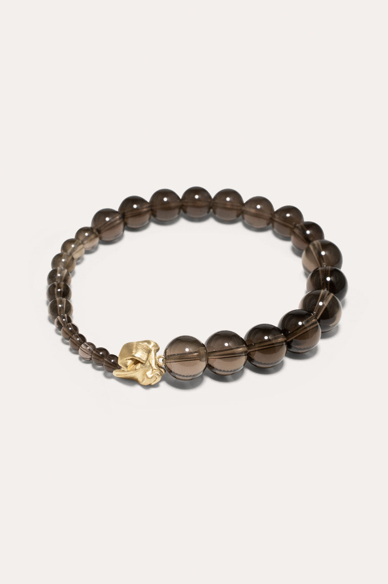 Tidelands - Smoky Quartz and Recycled Gold Vermeil Bracelet