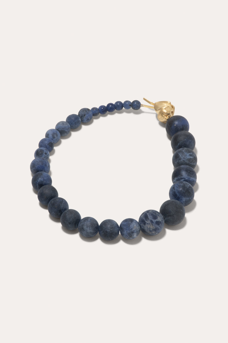 Tidelands - Sodalite and Recycled Gold Vermeil Bracelet