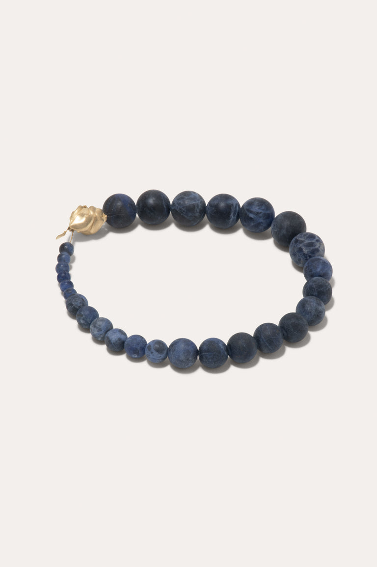 Tidelands - Sodalite and Gold Vermeil Bracelet