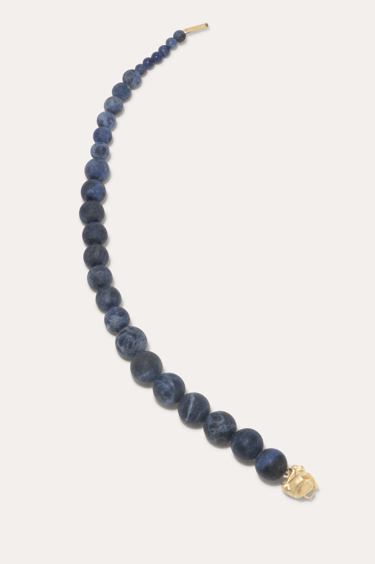 Tidelands - Sodalite and Recycled Gold Vermeil Bracelet