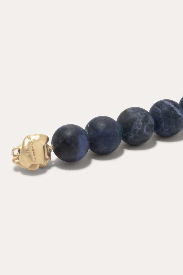 Tidelands - Sodalite and Gold Vermeil Bracelet