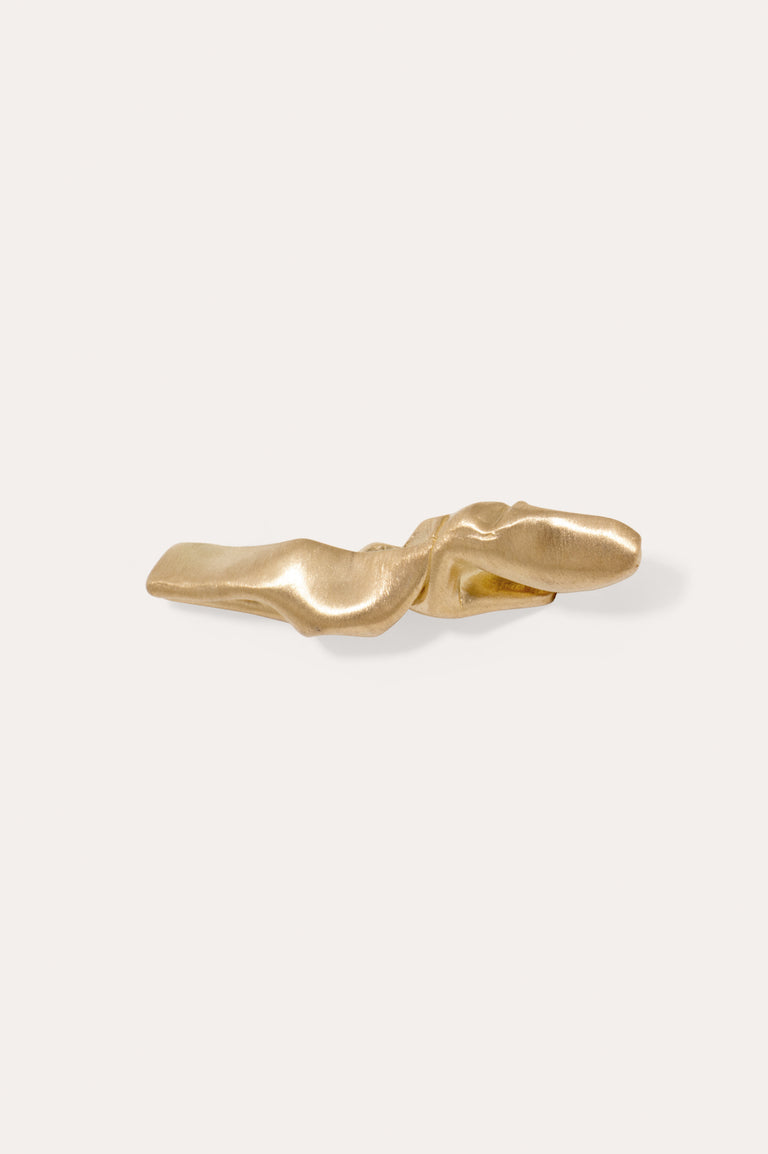 Crumple - Gold Vermeil Tie Pin