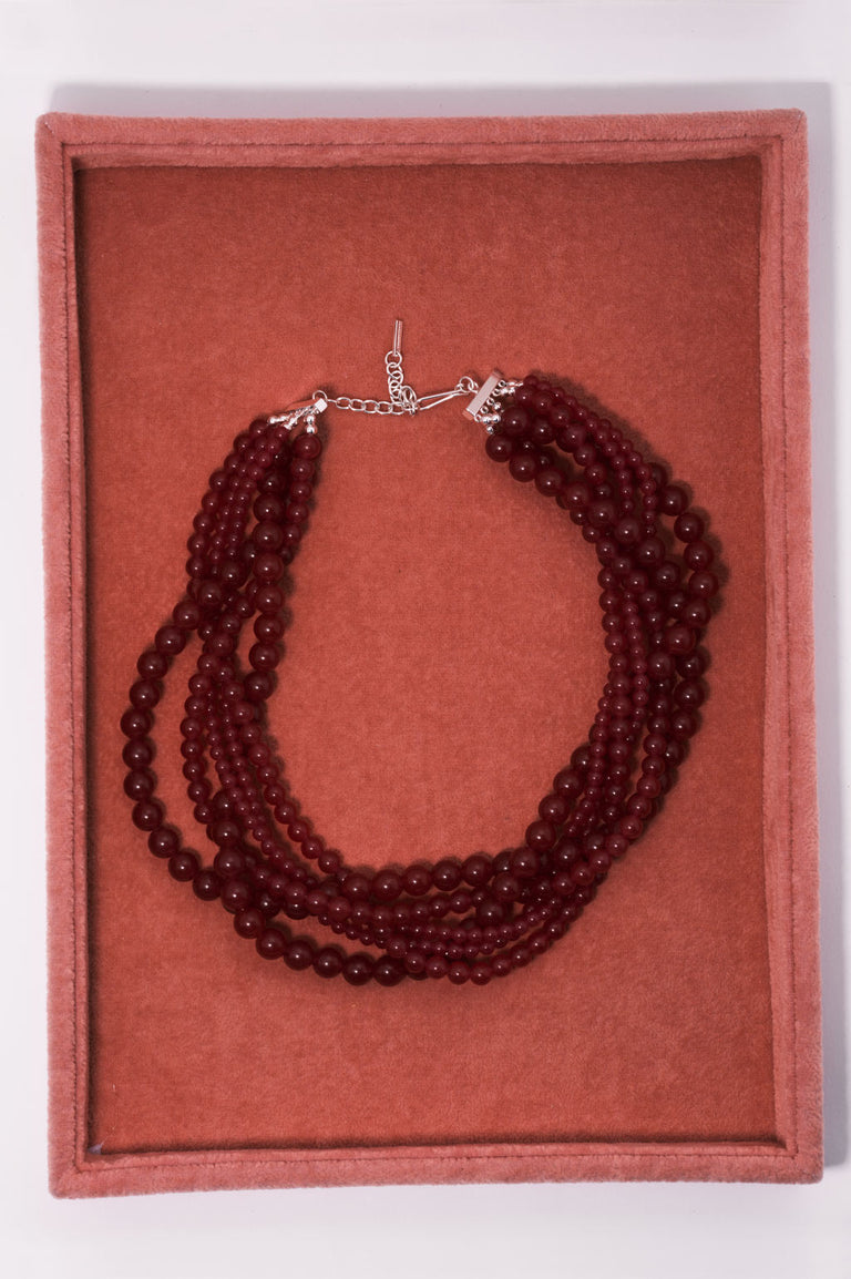 What a Tangled Web We Weave - Chalcedony Bead and Recycled Silver Necklace