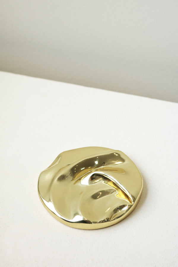 L24 - Brass Pocket Mirror in Gold