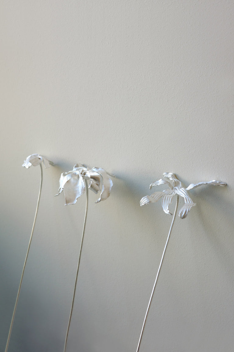 L58 - Flower Ornament in Silver