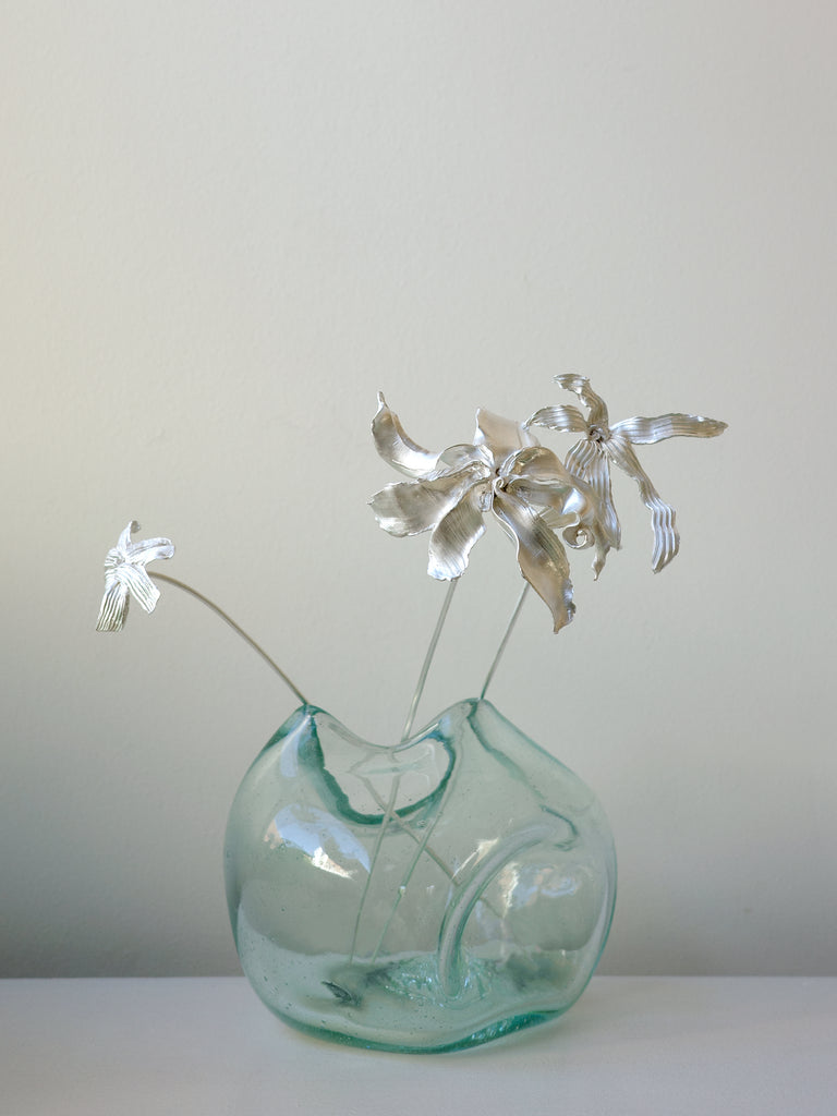 L57 - Flower Ornament in Silver