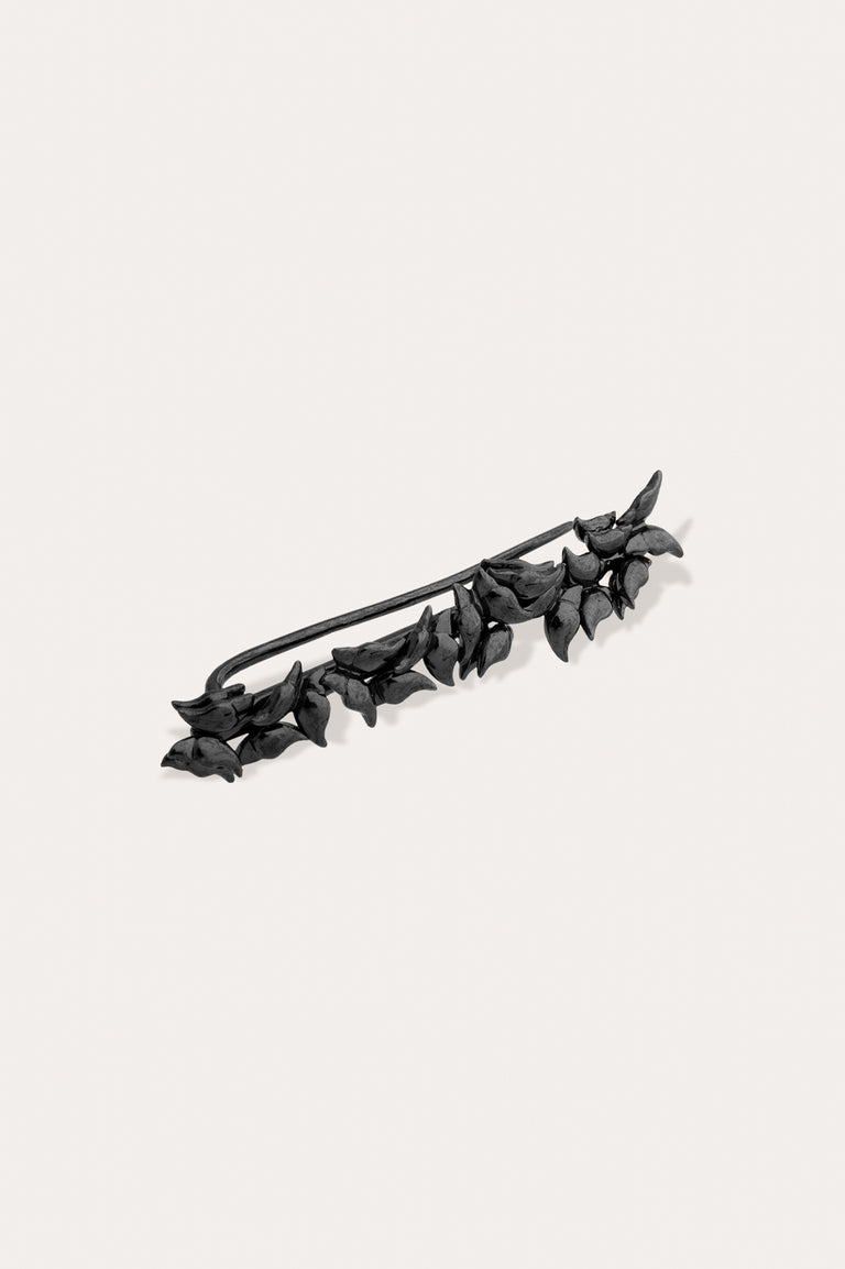 Dystopian Butterflies - 18 Carat Blackened Gold Ear Climber