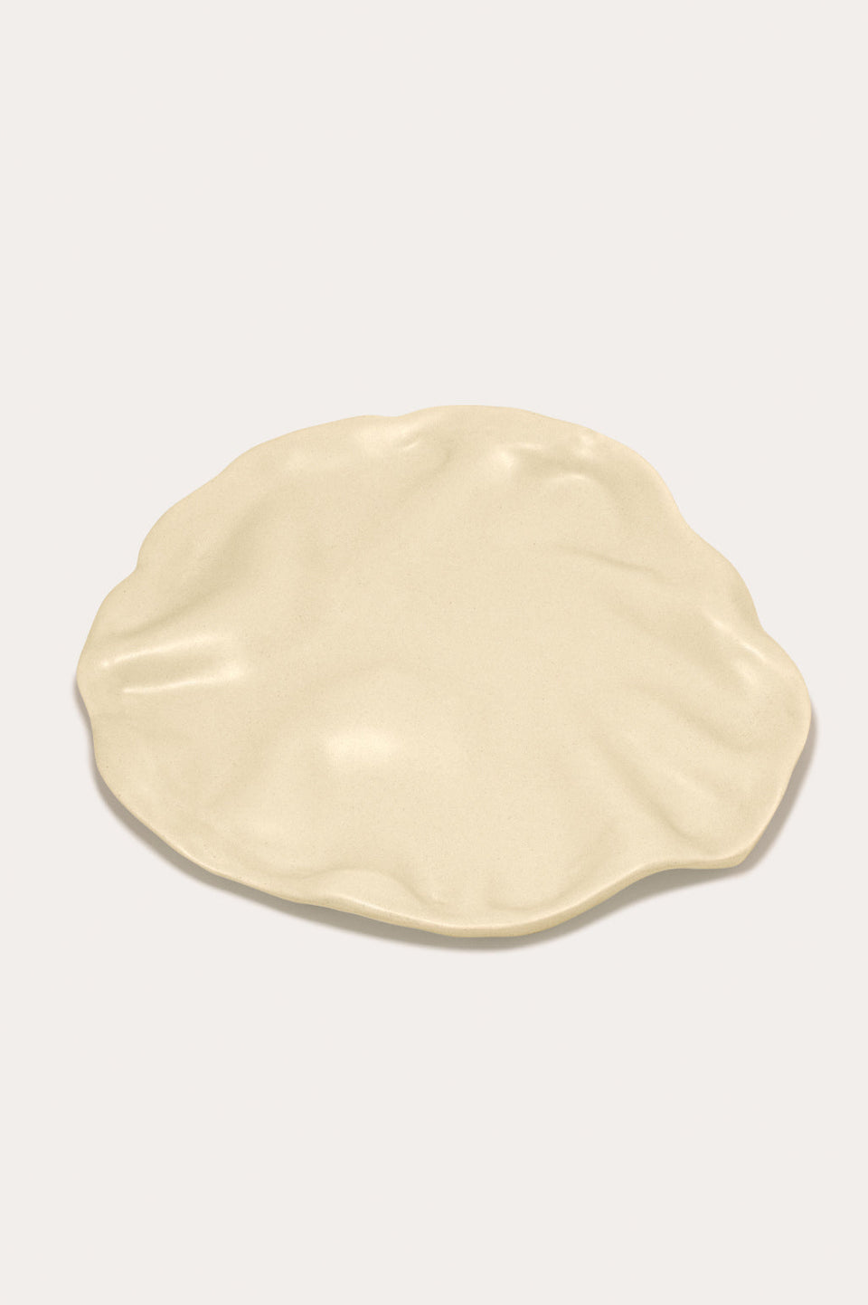 The Perfect Plate to Confound an In‐Law - Medium Plate in Matte Yellow