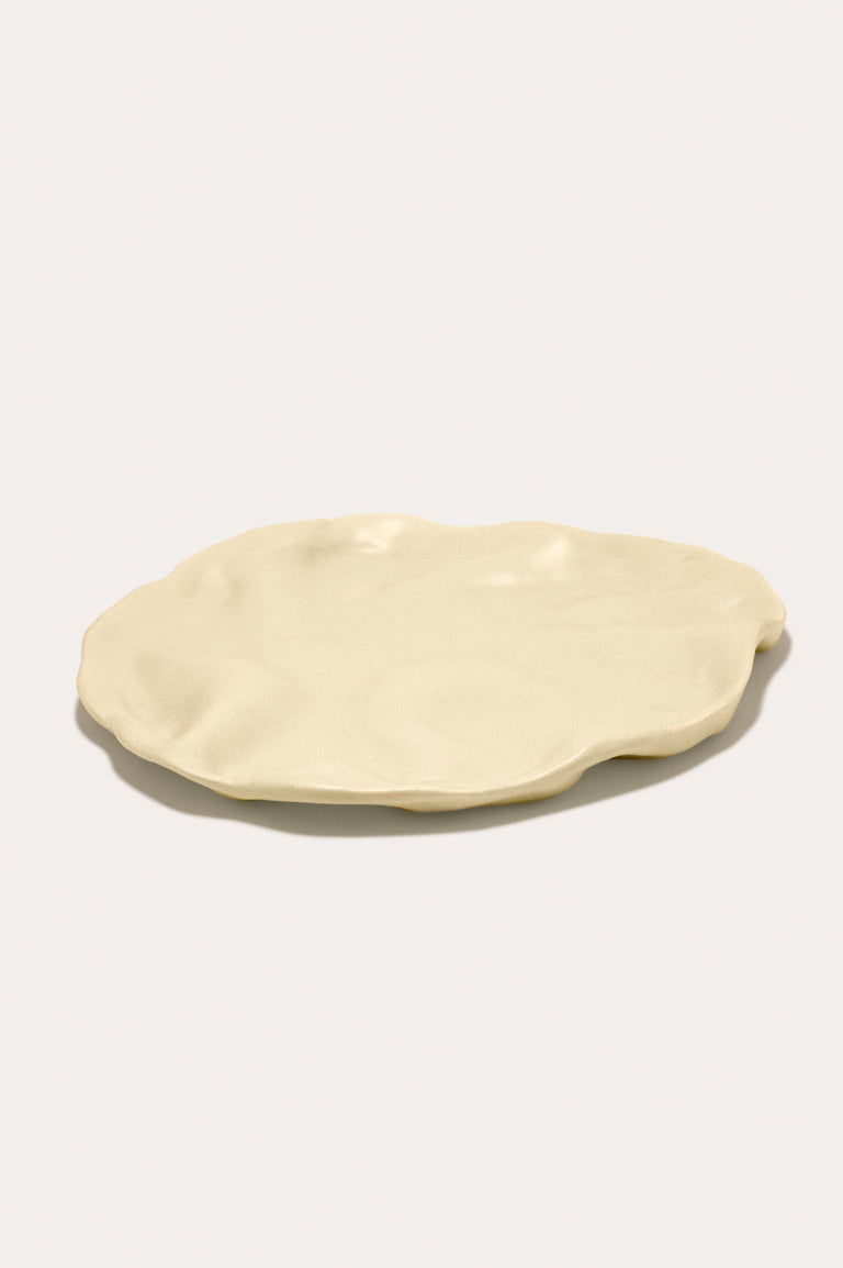 The Perfect Plate to Confound an In‐Law - Medium Plate in Matte Yellow