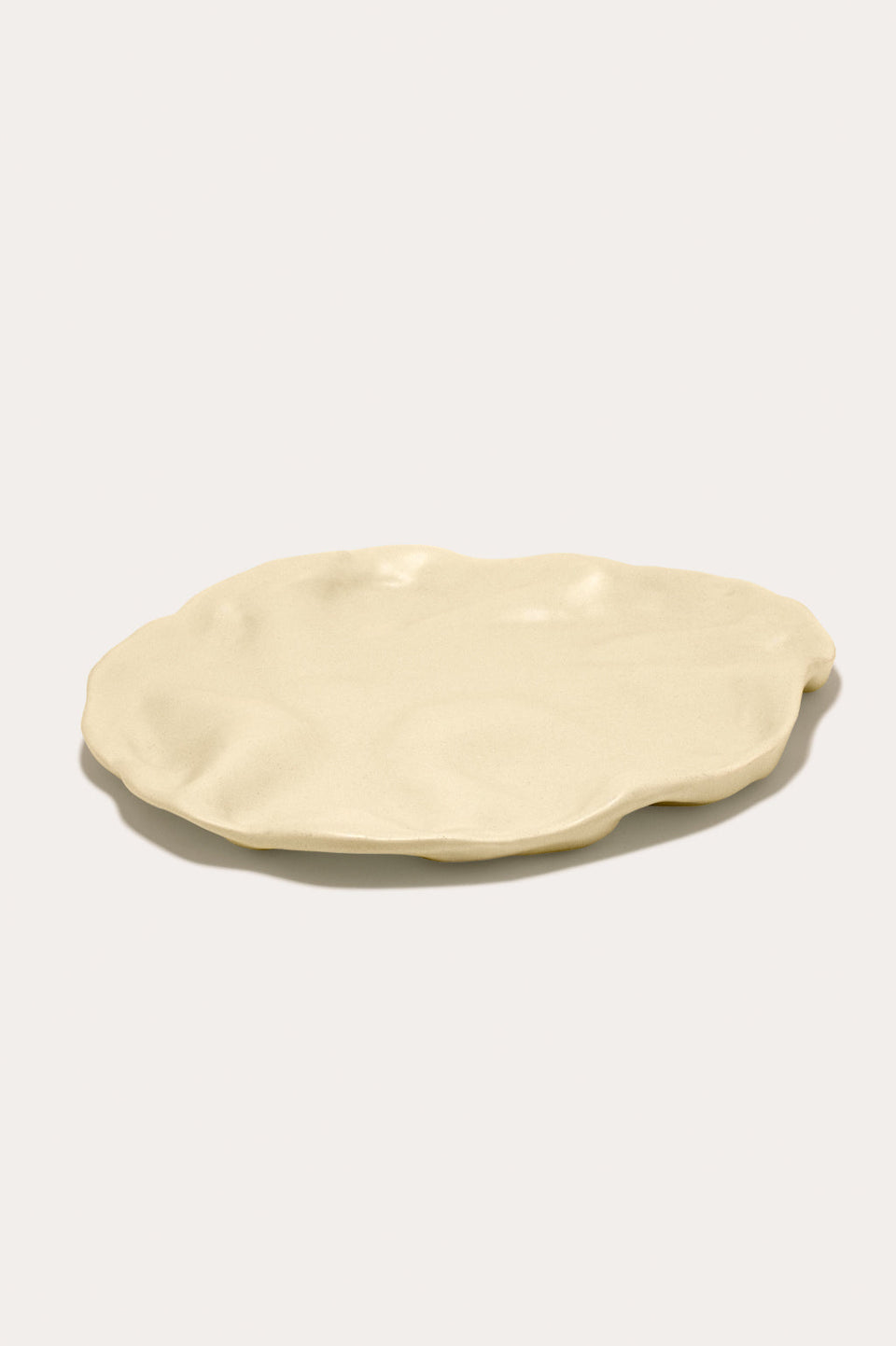 The Perfect Plate to Confound an In‐Law - Medium Plate in Matte Yellow