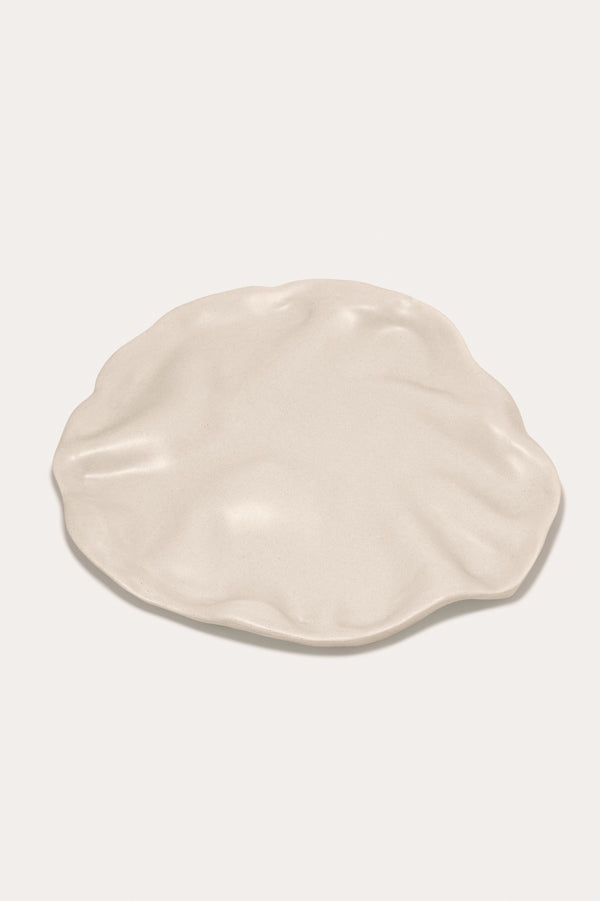 The Perfect Plate to Confound an In‐Law - Medium Plate in Matte Beige