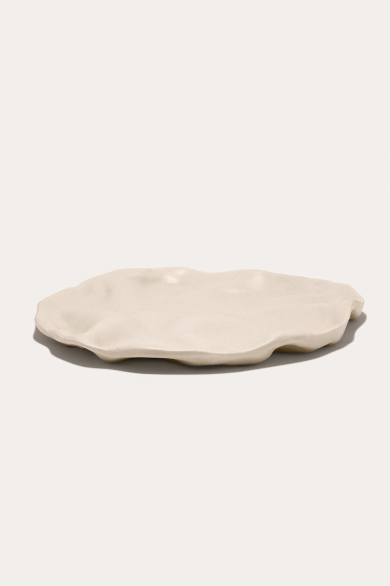 The Perfect Plate to Confound an In‐Law - Medium Plate in Matte Beige