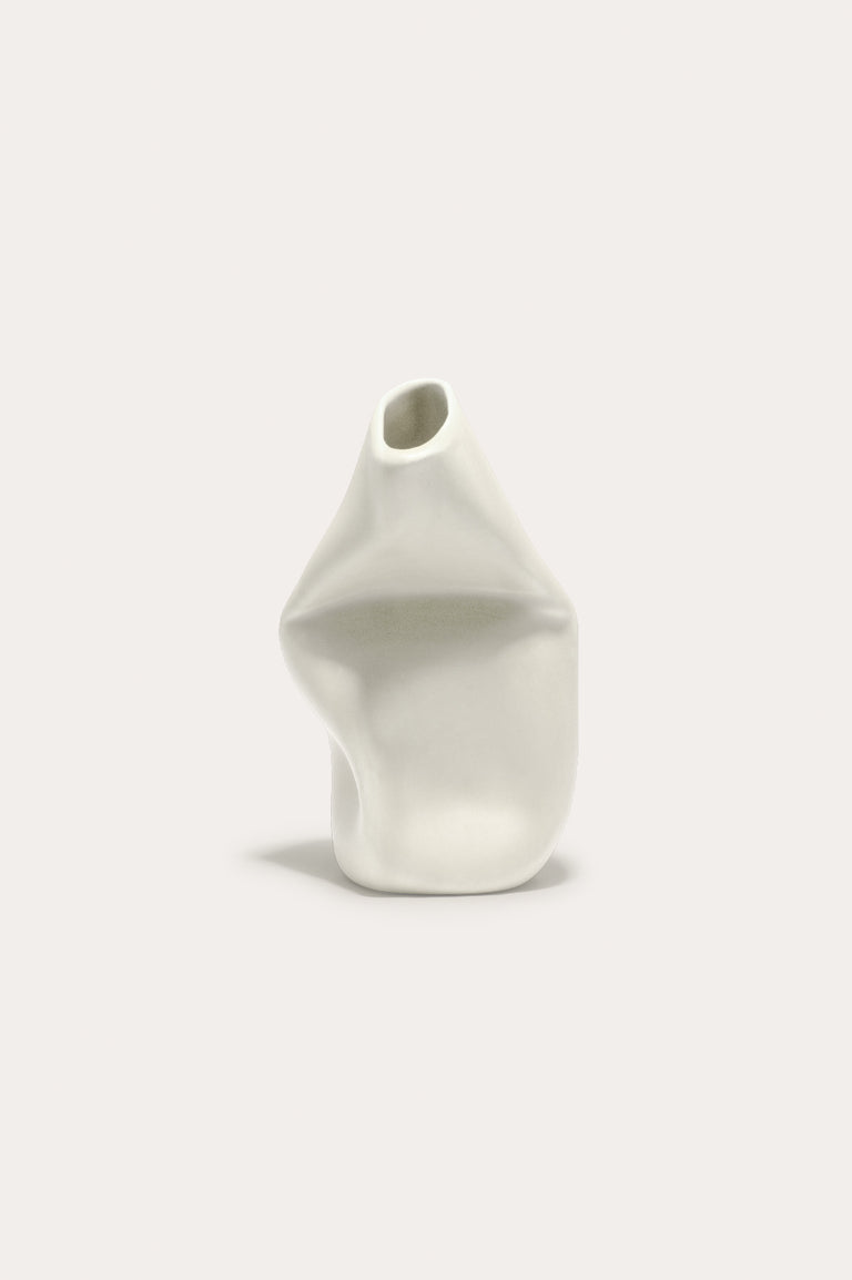 Yesterday is History - Vessel in Matte White