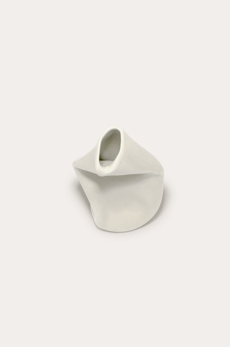 Yesterday is History - Vessel in Matte White