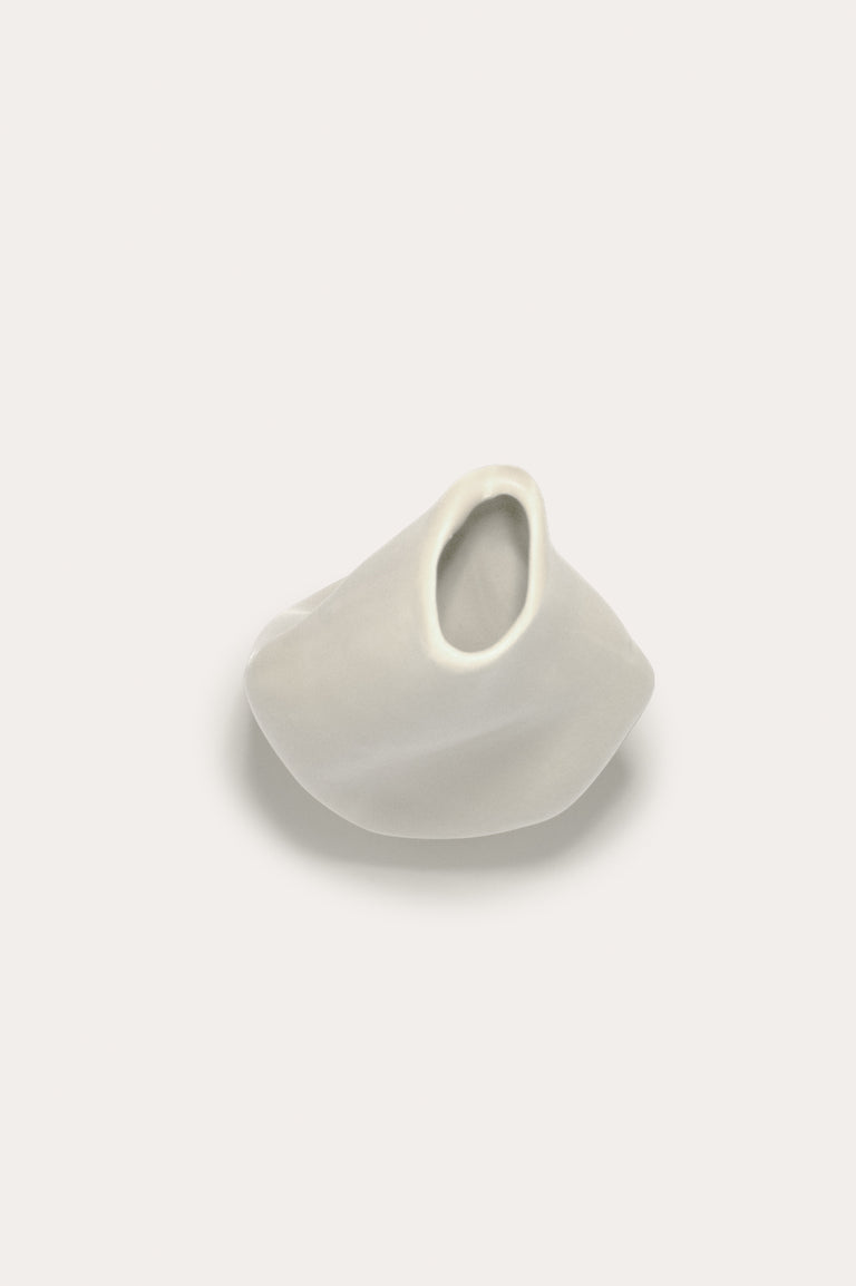 Yesterday is History - Vessel in Matte White