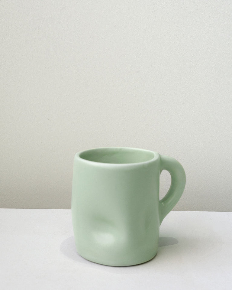 Bumpity Bump Bump - Mug in Matte Mint Green