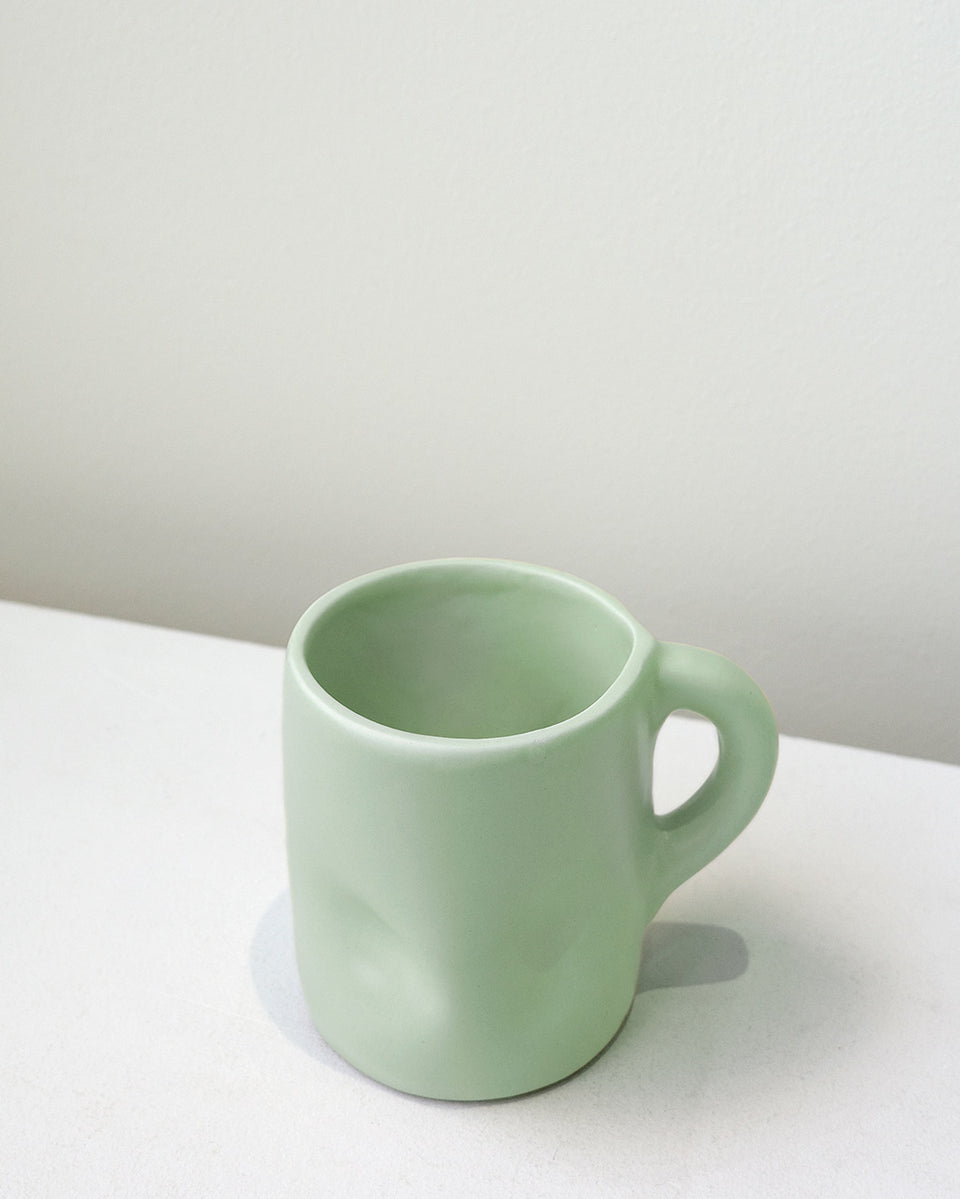 Bumpity Bump Bump - Mug in Matte Mint Green