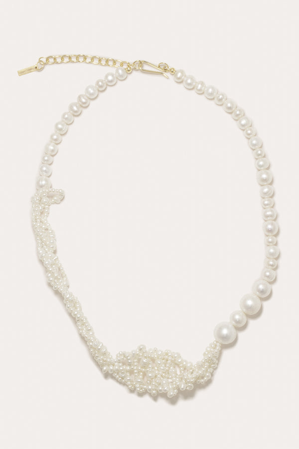 Cove - Pearl and Recycled Gold Vermeil Necklace
