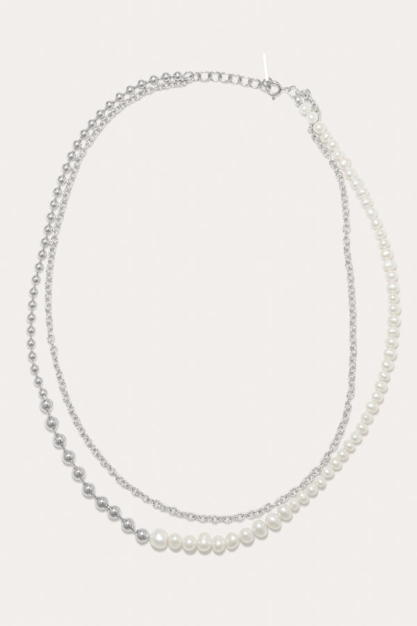Forgotten Seas - Pearl and Sterling Silver Necklace