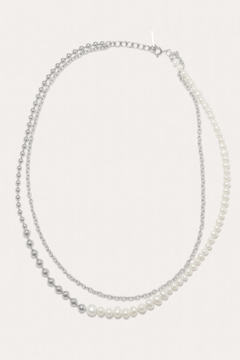 Forgotten Seas - Pearl and Sterling Silver Necklace