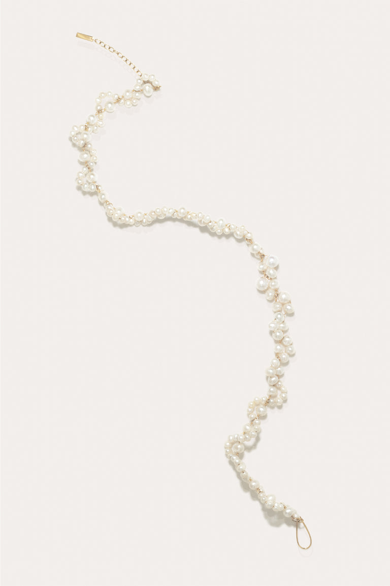 Tide - Pearl and Recycled Gold Vermeil Necklace