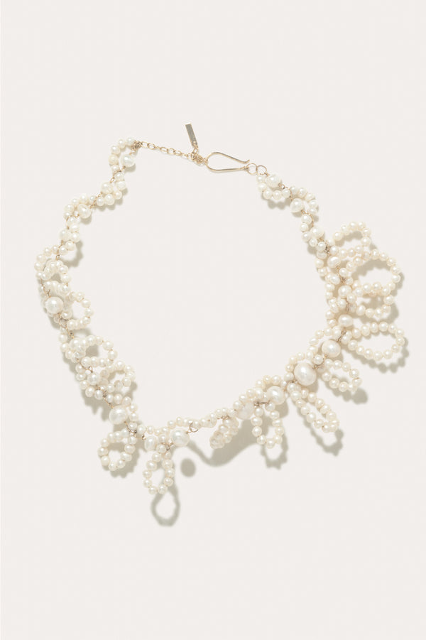 When We Were Young - Pearl and Recycled Gold Vermeil Necklace