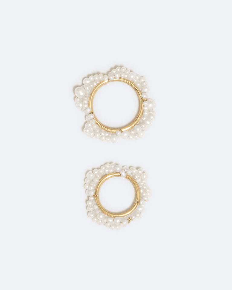 Stratus - Freshwater Pearl and Gold Vermeil Rings