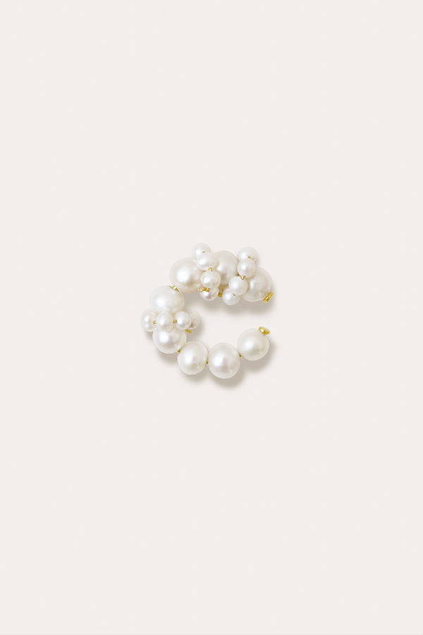 Posy - Pearl and Recycled Gold Vermeil Ear Cuff