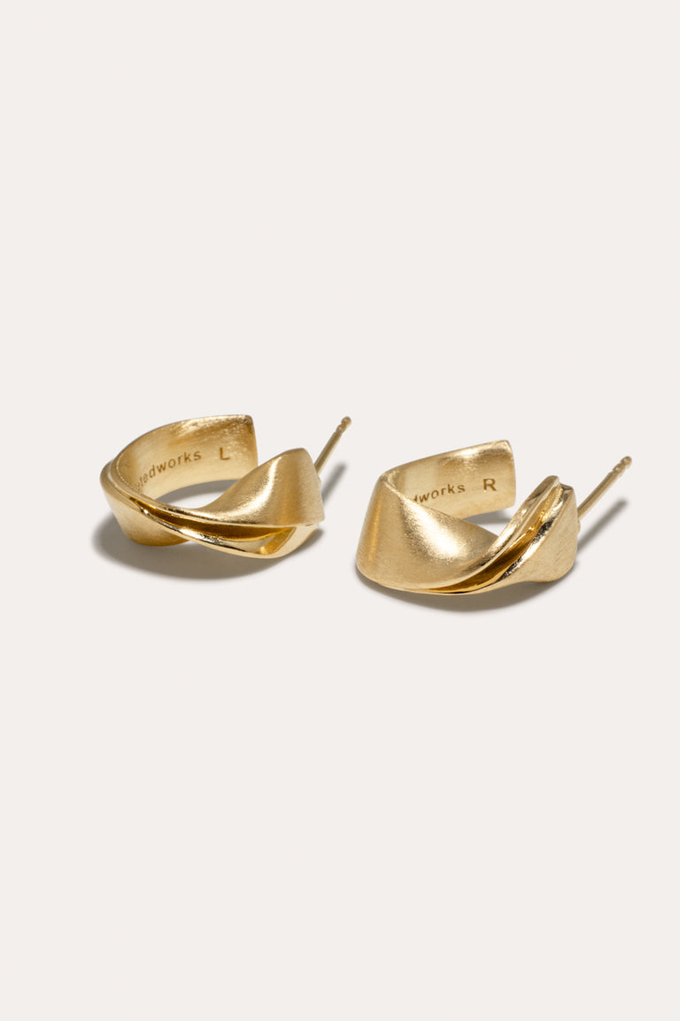 Plume - Recycled Gold Vermeil Earrings