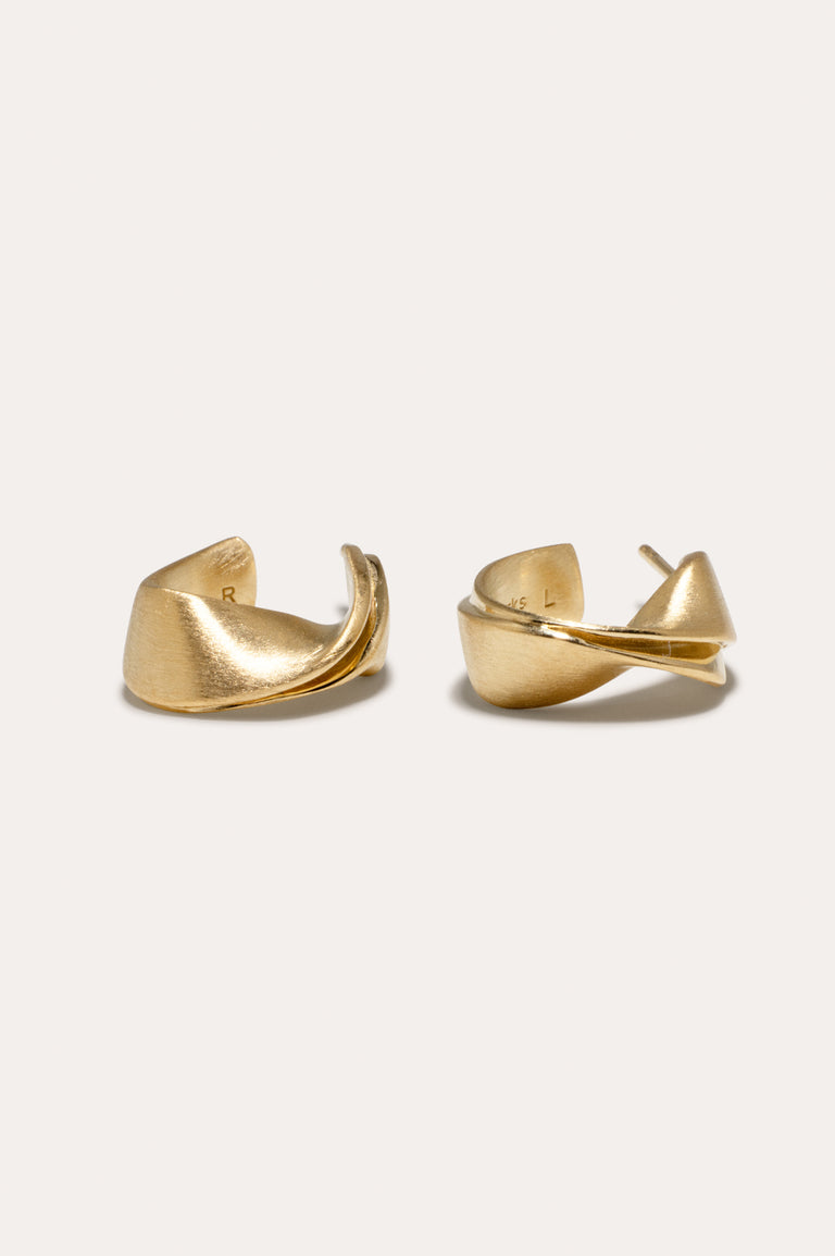 Plume - Recycled Gold Vermeil Earrings
