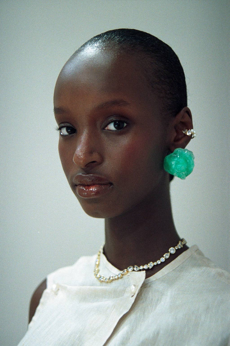 A Few Good Anti‐Heroes - Zirconia and Recycled Silver Necklace