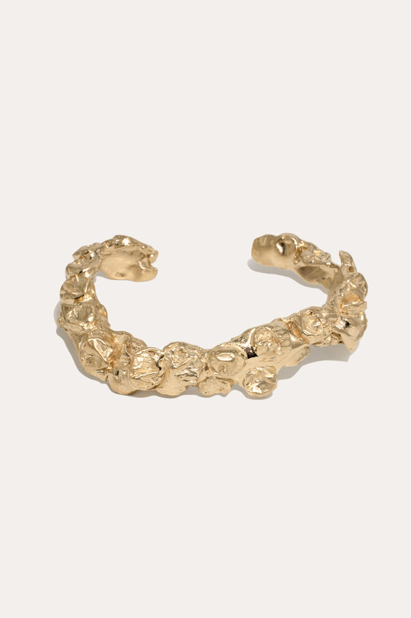 "Notsomuch" Padding - Gold Plated Cuff