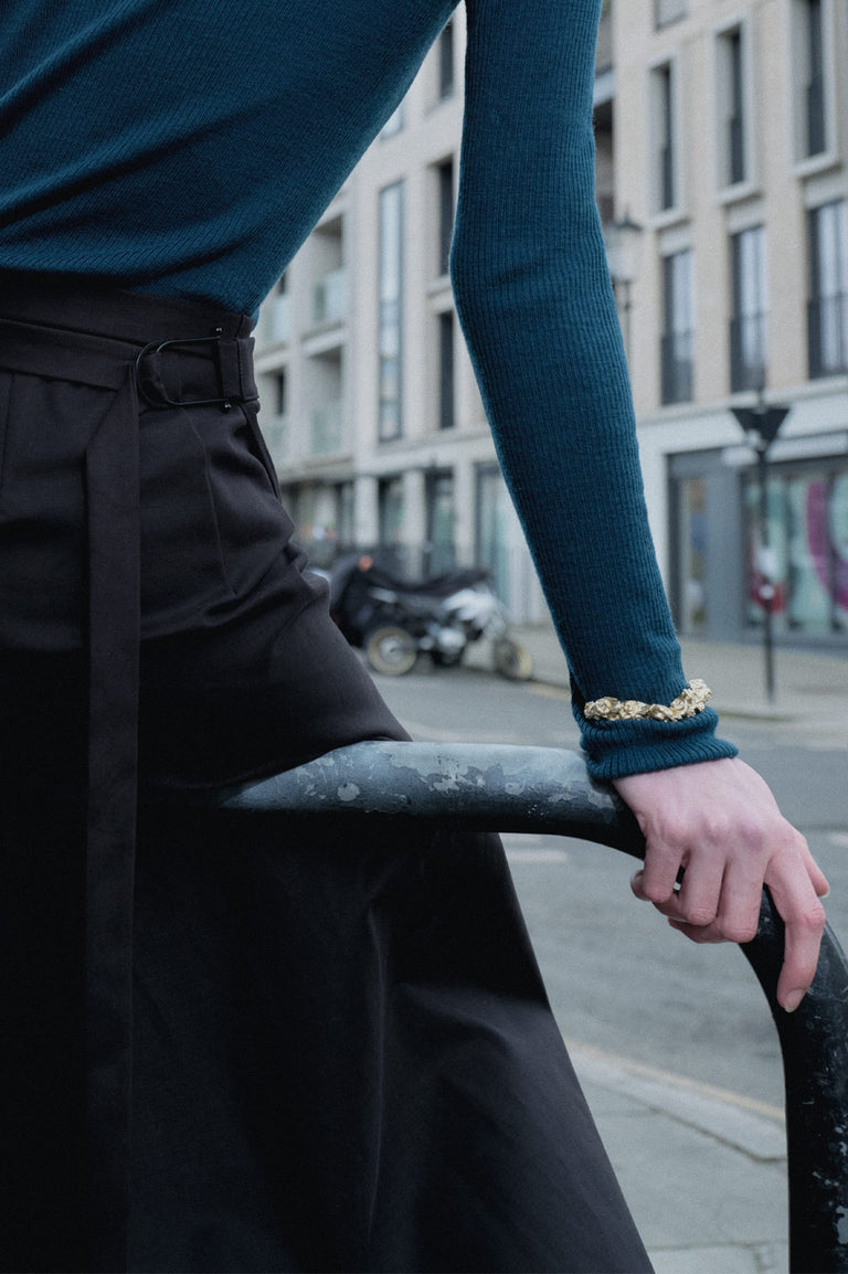 "Notsomuch" Padding - Gold Plated Cuff
