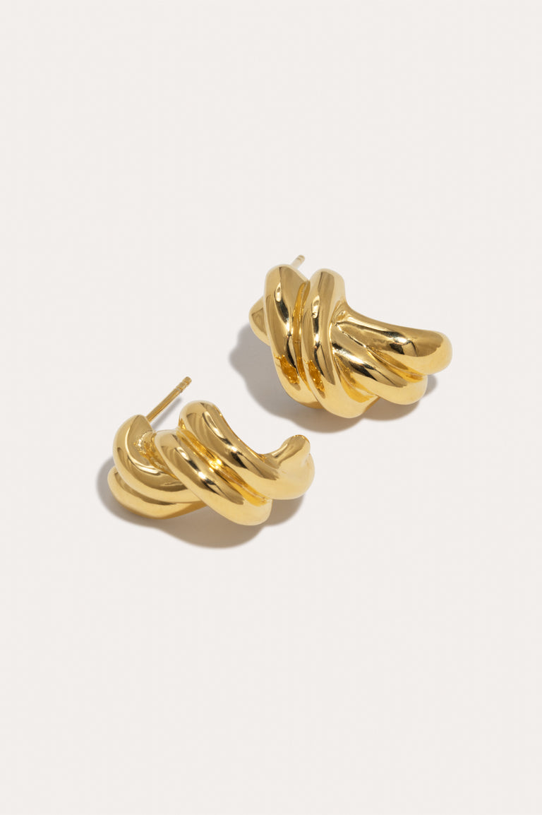 Kettle - Recycled Gold Vermeil Earrings