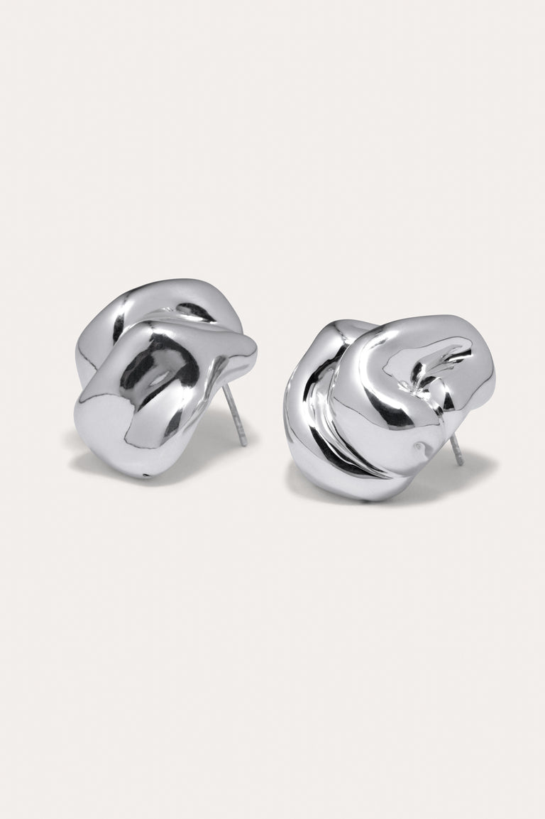 Knoll - Recycled Silver Earrings