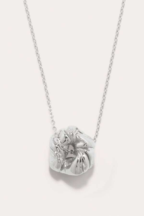 Things Find Their Place When They Fall Apart - Recycled Silver Pendant