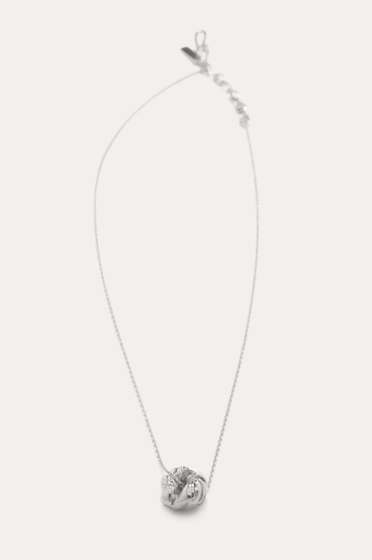 Things Find Their Place When They Fall Apart - Recycled Silver Pendant