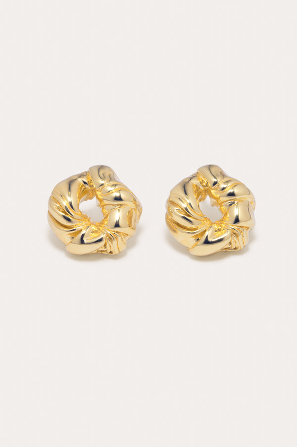 Things Find Their Place When They Fall Apart - Recycled Gold Vermeil Earrings