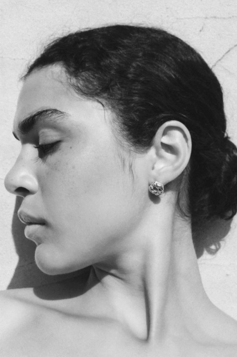 Things Find Their Place When They Fall Apart - Recycled Silver Earrings