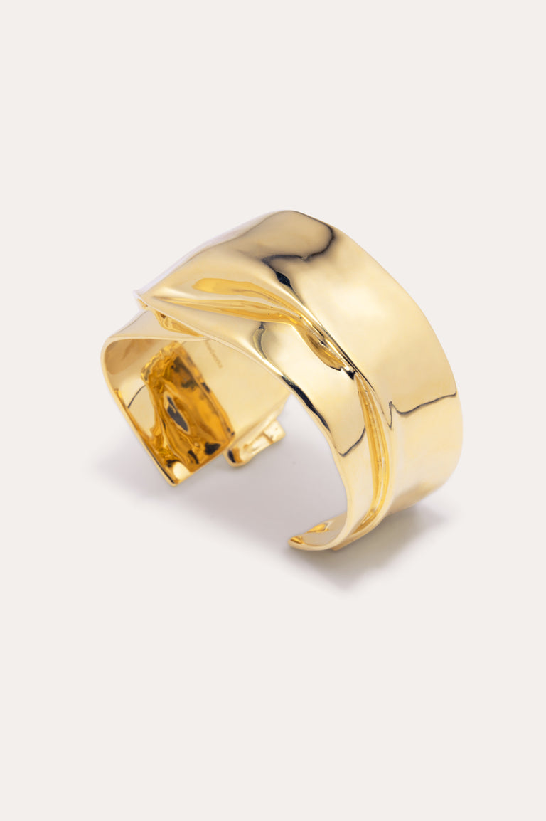 Envelope - Gold Plated Cuff