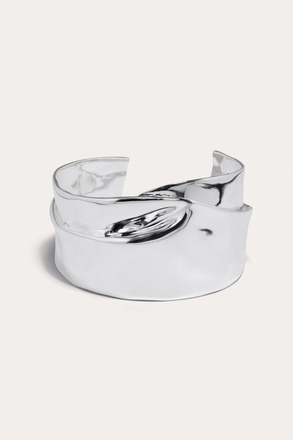 Soggy Envelope - Silver Plated Cuff
