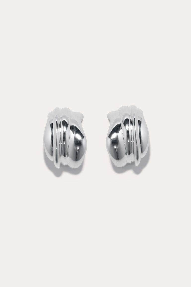 Foreshore - Recycled Silver Earrings