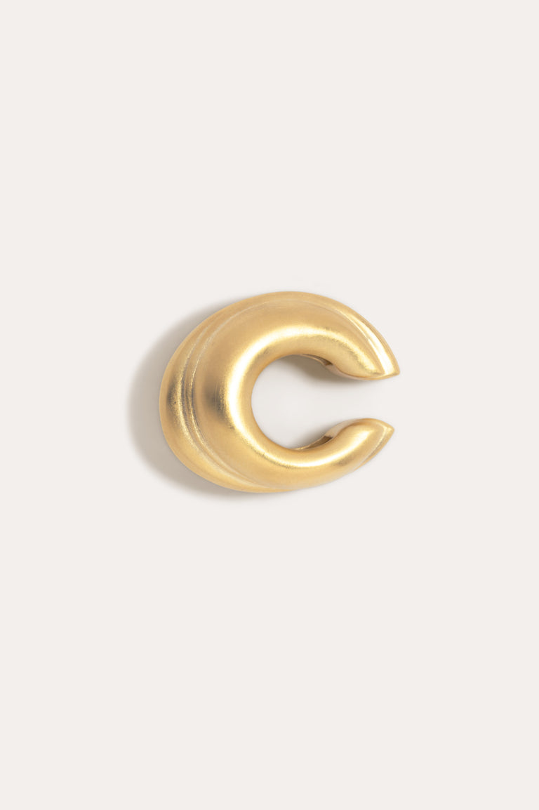 Is This Riveting? - Set of 3 Satin Gold Plated Ear Cuffs